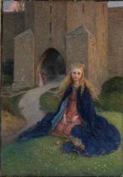 Prinzessin mit einer Spindel, 1896
